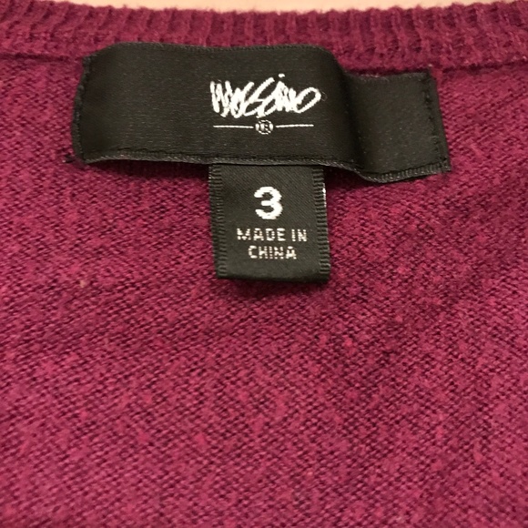 Women's Deep Purple Mossimo Sz 3x V-Neck Sweater - Picture 2 of 3